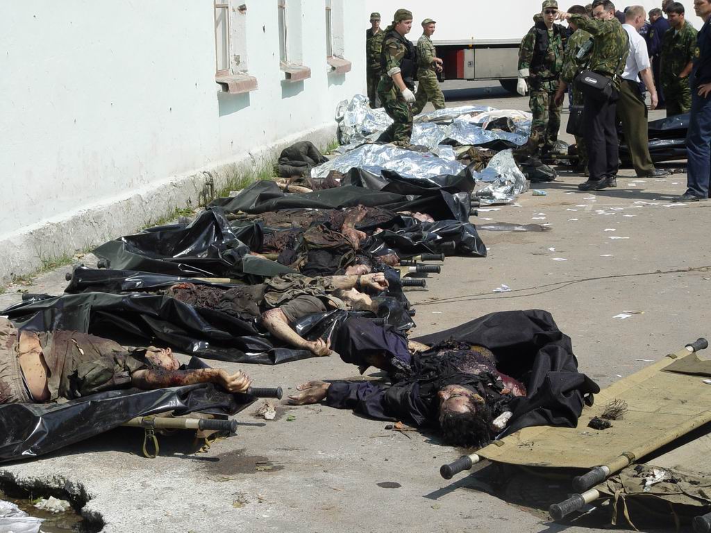 Beslan The corpses of terrorists