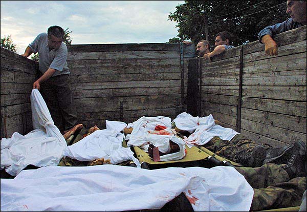 Corpses of FSB special forces soldiers