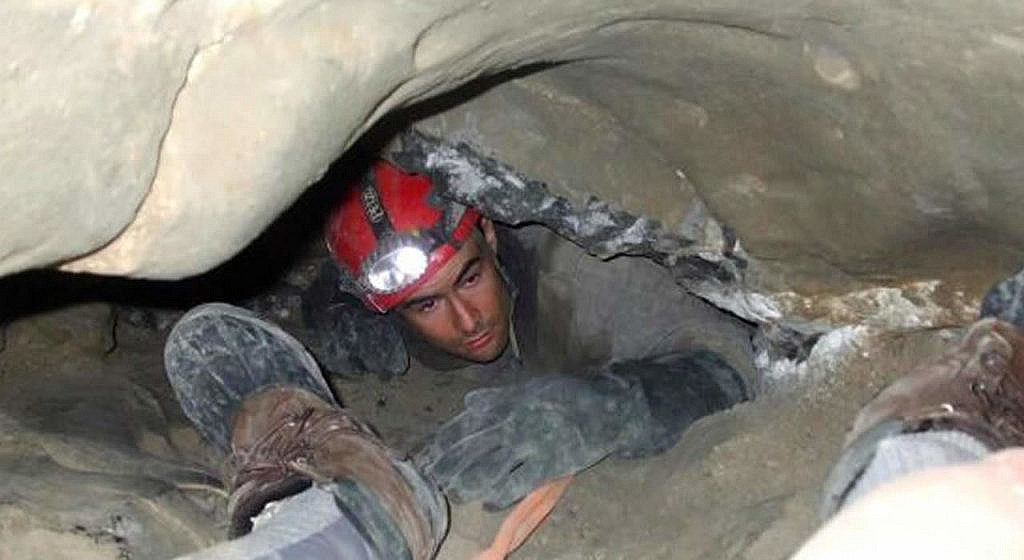 Rescuer Brandon Kovallis in Nutty Putty's Cave