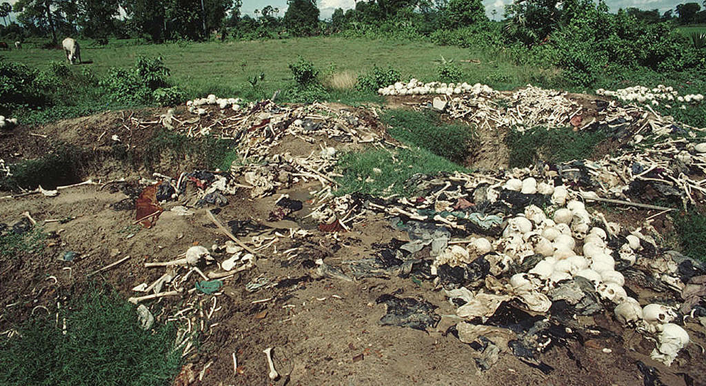 Those same pits on the killing fields. Cambodia. Our days.