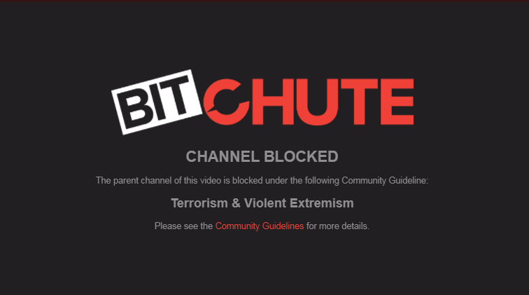 Blocking bitchute.com