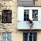 Женщина под воздействием наркотиков выбросилась с балкона