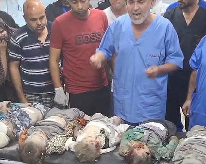 Мертвые палестинские дети