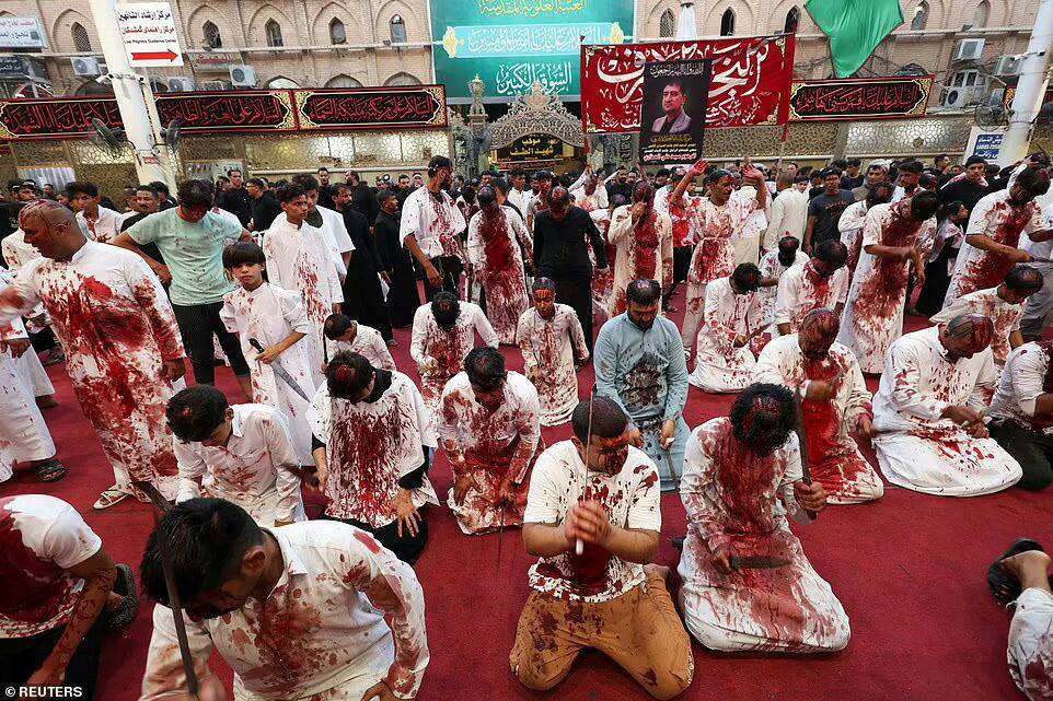 Ashur bloodletting rite. Shiites