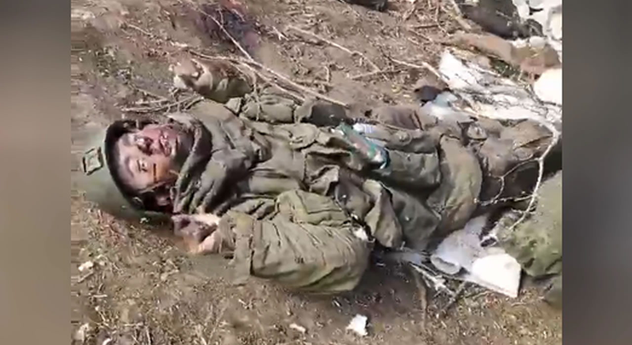 Corpses of Russian marauders. Video. DEADHOUSE