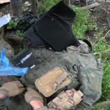 Распаковка трупа российского штурмовика