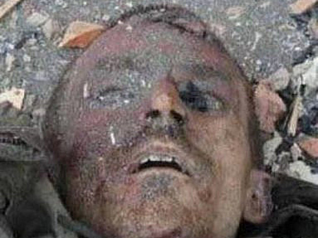 Мертвый российский солдат