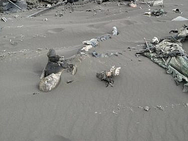 Трупы российских солдат занесенные песком