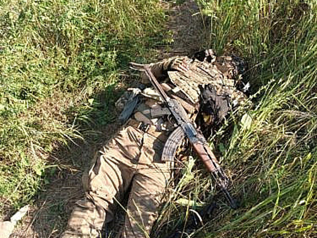 Труп украинского солдата