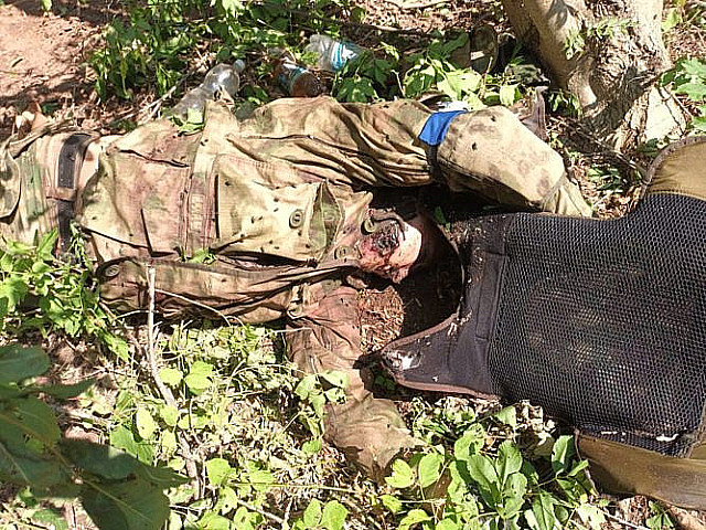 Мертвый украинский солдат